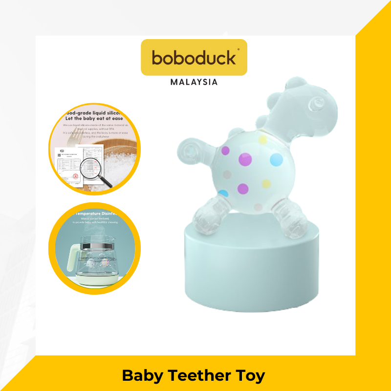 Boboduck - Baby Teether Toy Pony - Comes W Dustproof Storage Box